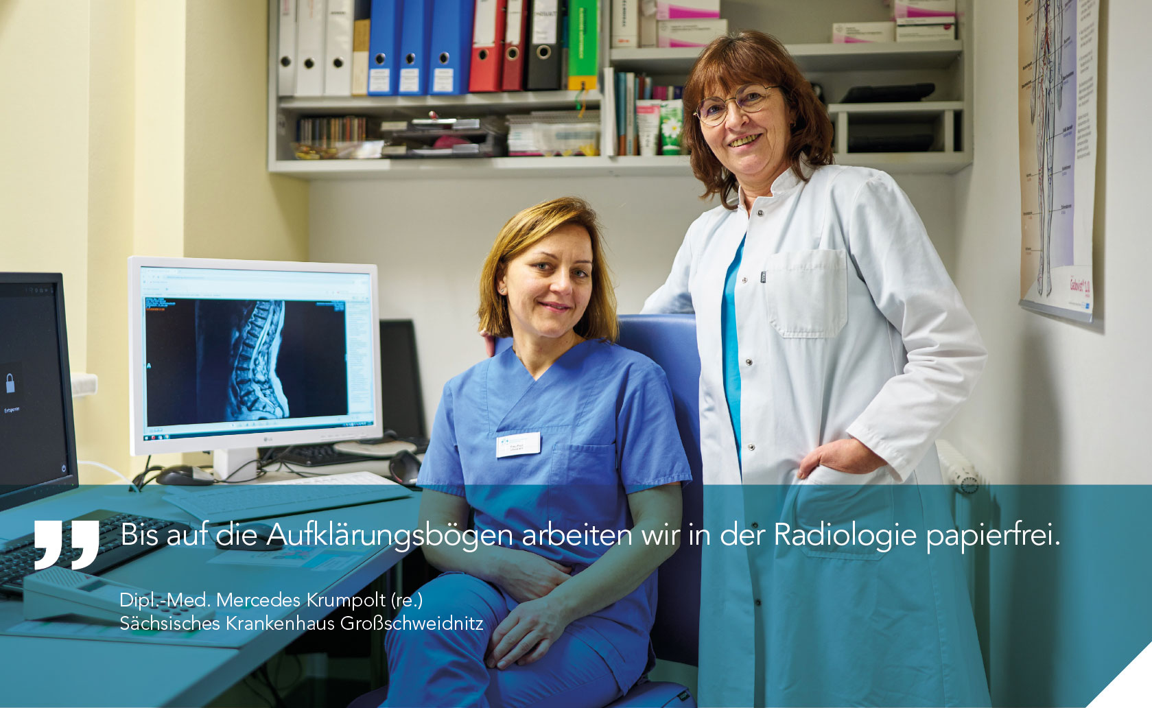 Sächsisches Krankenhaus Großschweidnitz durchgehend digital bis zur Teleradiologie