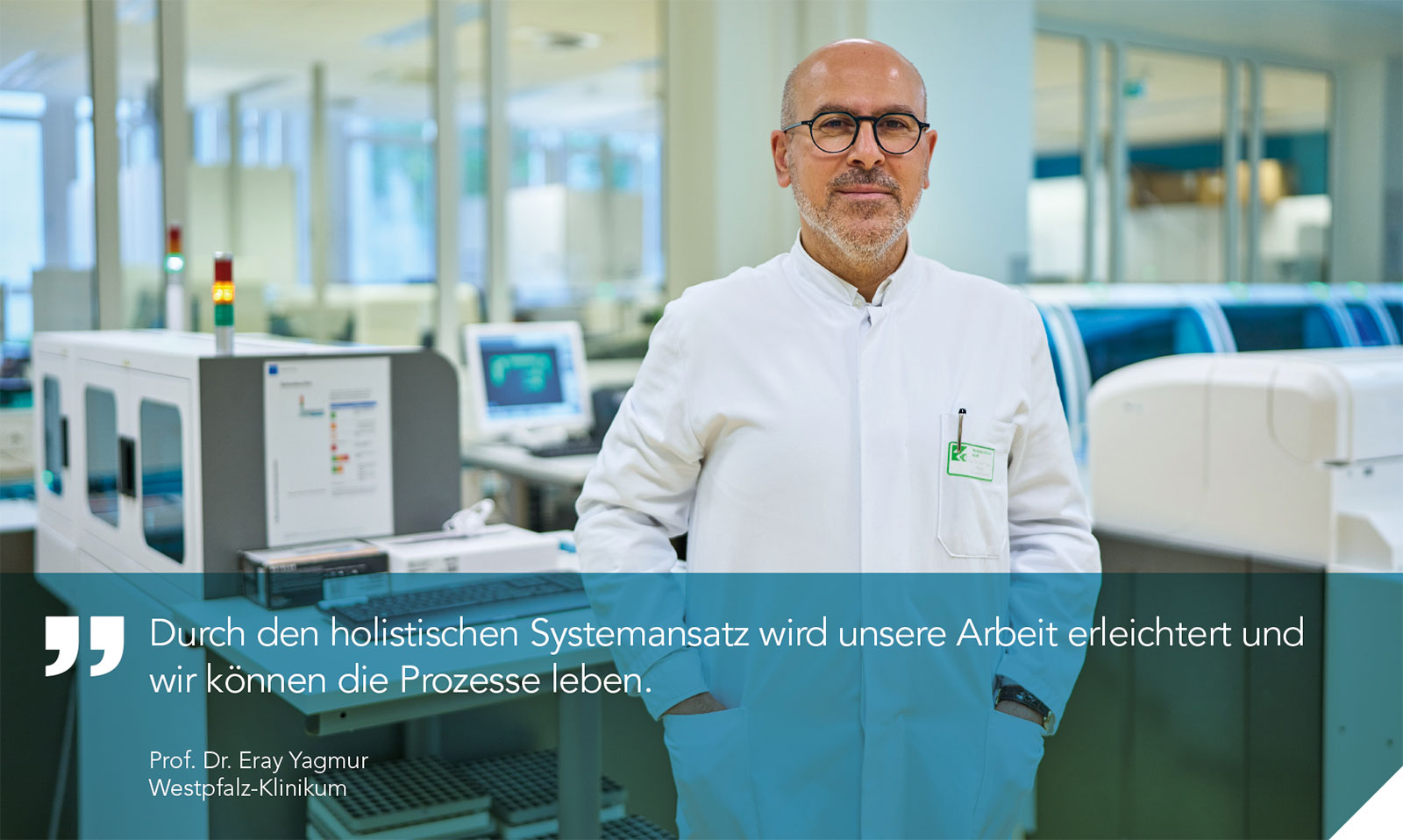 Westpfalz-Klinikum digitalisiert Laborprozesse durchgehend mit OPUS::L und ix.serv