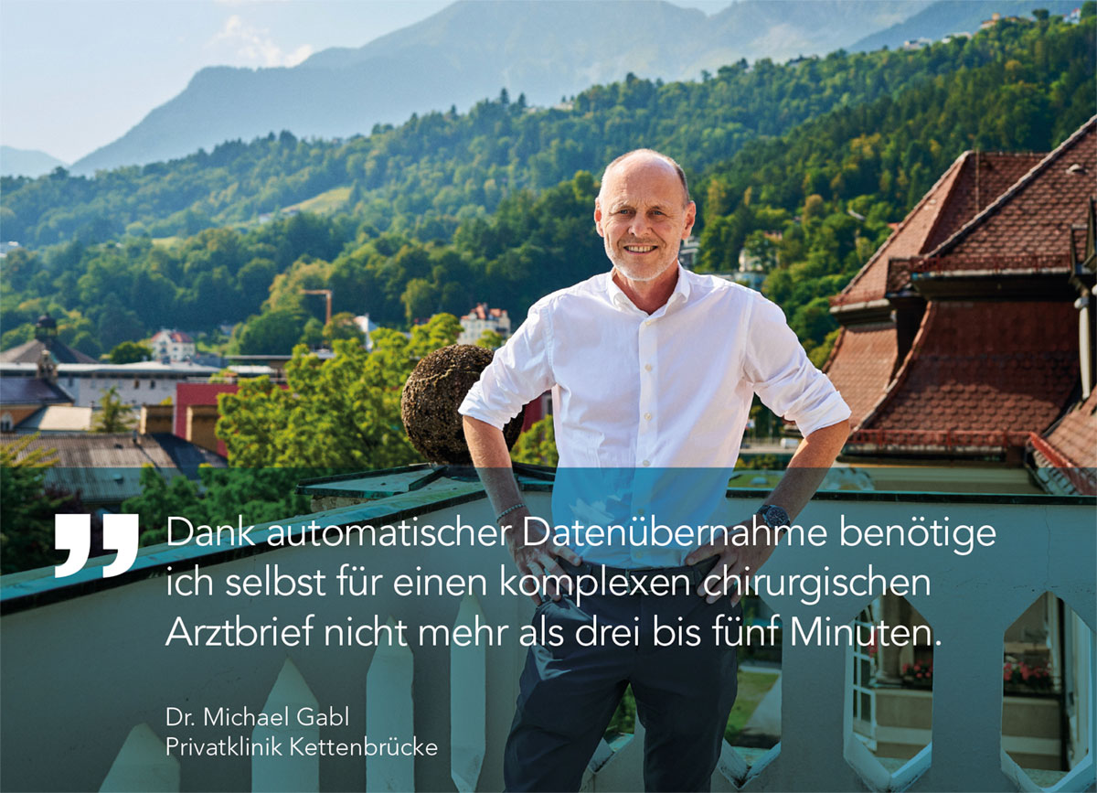 Vernetzt. Mobil. Effizient. - Privatklinik Kettenbrücke setzt auf ORBIS und profitiert besonders von mobiler Visitenlösung