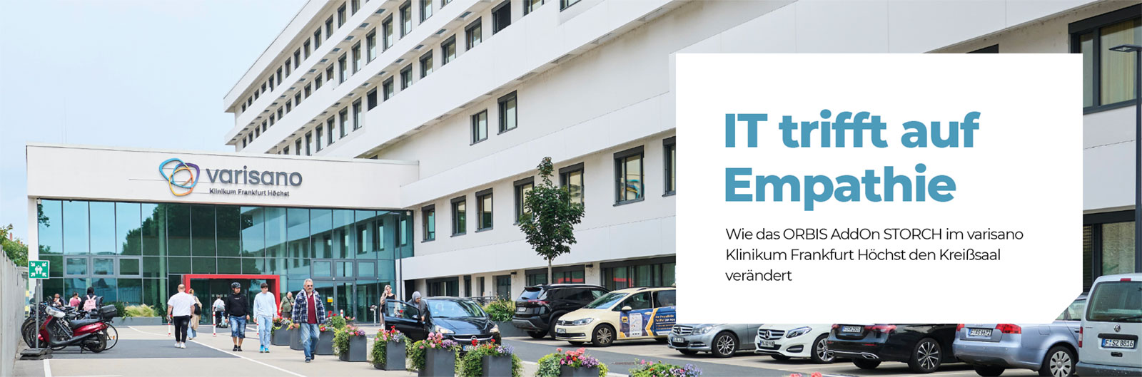 IT trifft auf Empathie Wie das ORBIS AddOn STORCH im varisano Klinikum Frankfurt Höchst den Kreißsaal verändert Auch die Geburtshilfe braucht eine elektronische Dokumentation. Damit hat das varisano Klinikum Frankfurt Höchst bereits 2018 begonnen. Heute laufen alle Prozesse digital ab – dank der tiefen Integration des ORBIS AddOns STORCH mit dem CTG-Überwachungssystem MIVONA KRS-Manager. Auch die Geburtshilfe braucht eine elektronische Dokumentation. Damit hat das varisano Klinikum Frankfurt Höchst bereits 2018 begonnen. Heute laufen alle Prozesse digital ab – dank der tiefen Integration des ORBIS AddOns STORCH mit dem CTG-Überwachungssystem MIVONA KRS-Manager.