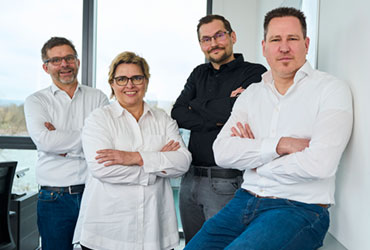 Adunatio Foto: Oliver Nauroth, Katja Schäfer, Johan Kittel und Peter Rau.