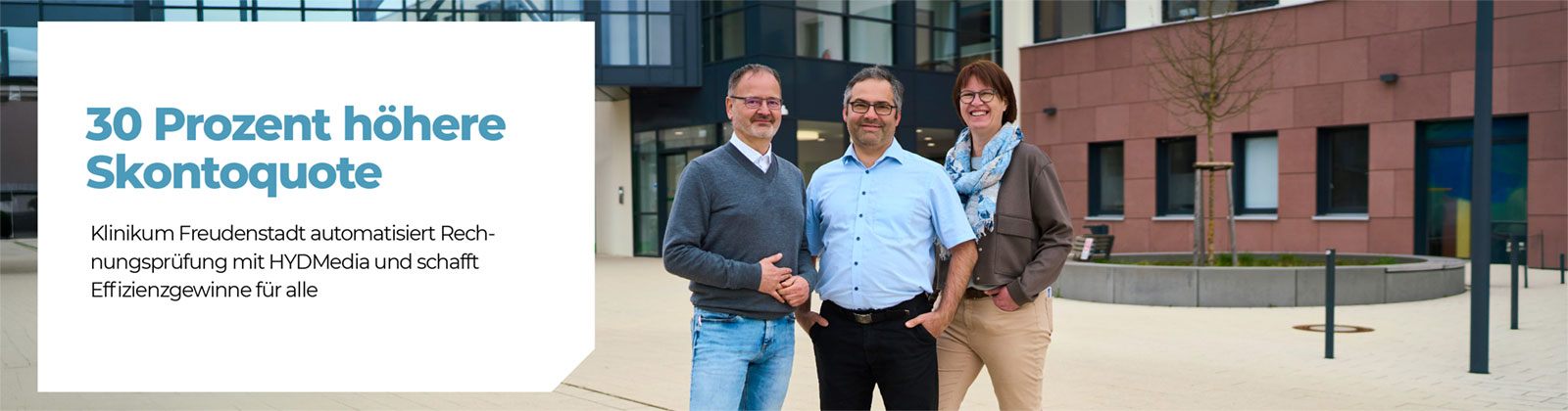 Das Klinikum Freudenstadt setzt seit mehr als 25 Jahren auf Systeme von Dedalus HealthCare. Mit dem Rechnungseingangs-Workflow in HYDMedia entlastet das Klinikum die Anwender, strafft seine Prozesse, schafft Transparenz und erhöht die Skontoquote merklich.
