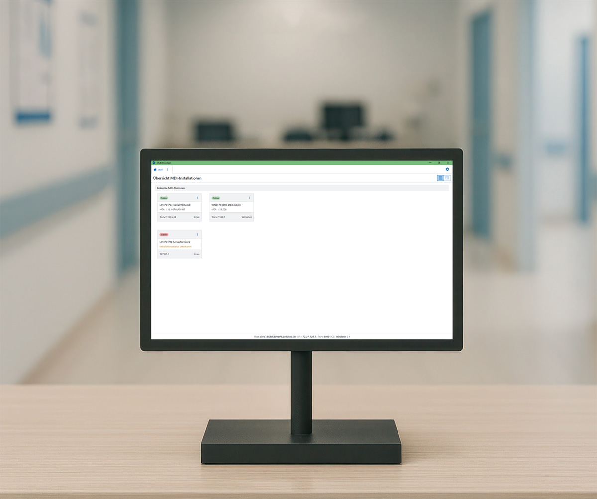 ORBIS Medical Device Interface (MEGS) 

Vernetzte Medizintechnik. Automatisierte Dokumentation. Mehr Zeit für die Patientenversorgung. 